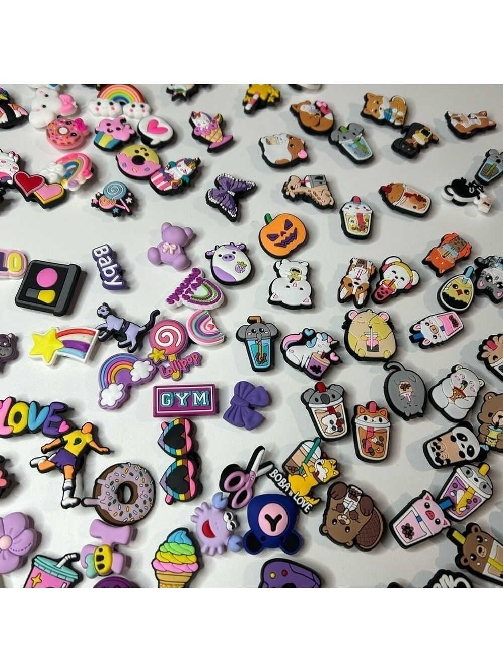 Mystery Bag of 10 Colorful Jibbitz Shoe Charms